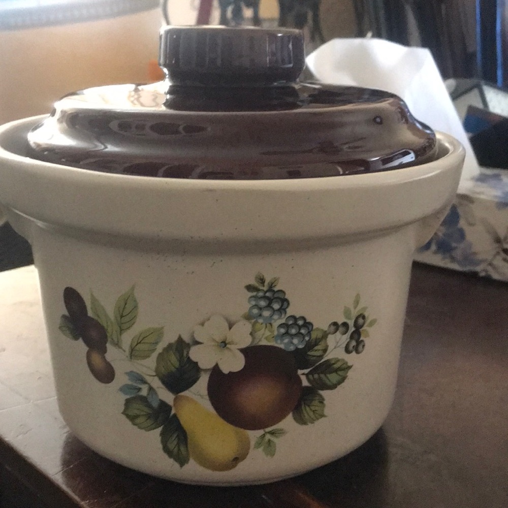 McCoy crock bean oven pot vintage #1265